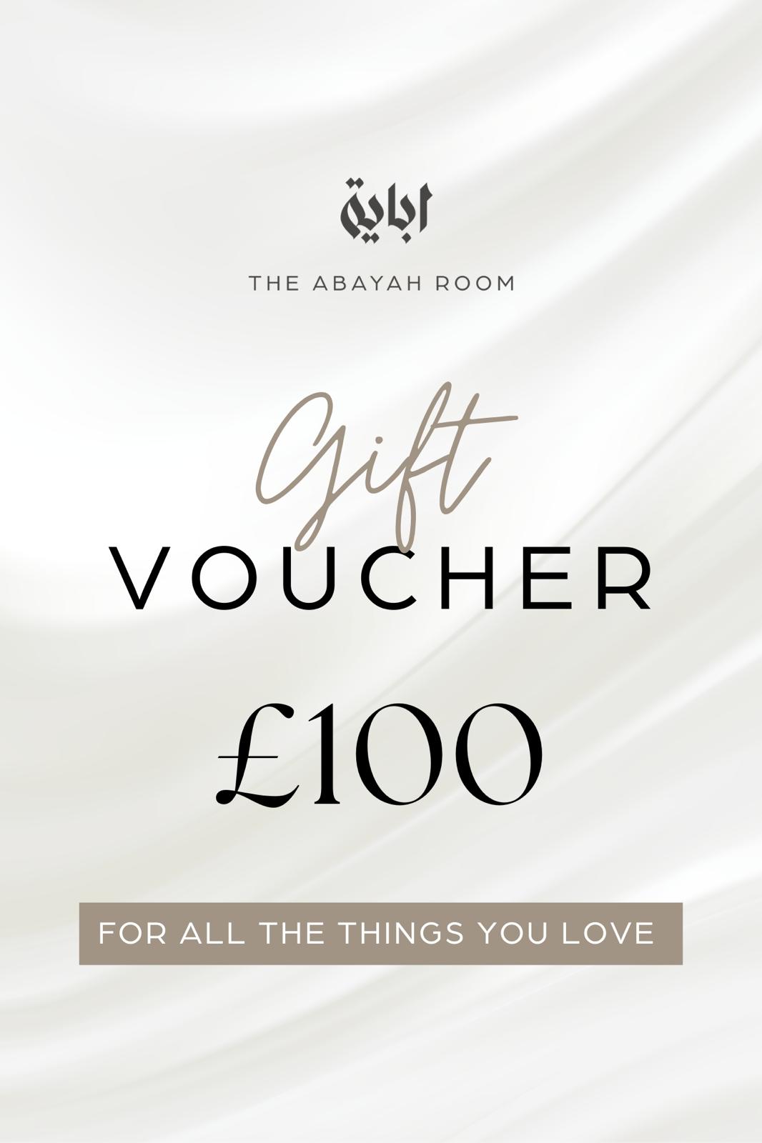 The Abayah Room Gift Card - £100