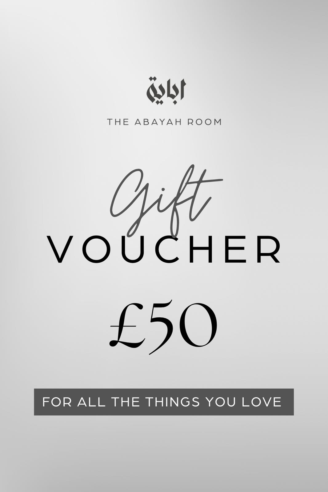 The Abayah Room Gift Card - £50