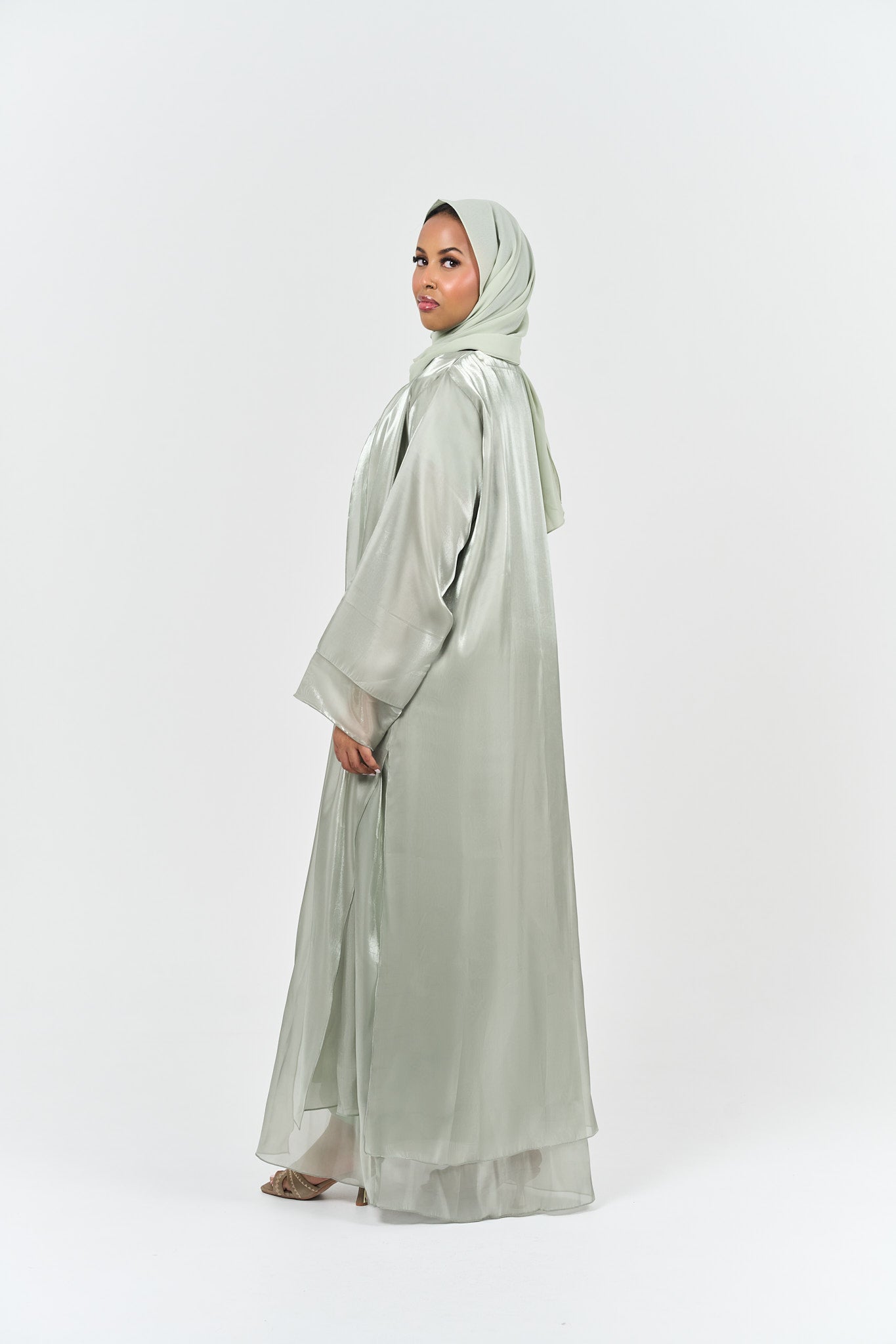 Layali Pearl Abayah - Sage