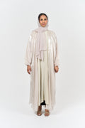 Layali Pearl Abayah - Beige