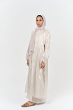 Layali Pearl Abayah - Beige