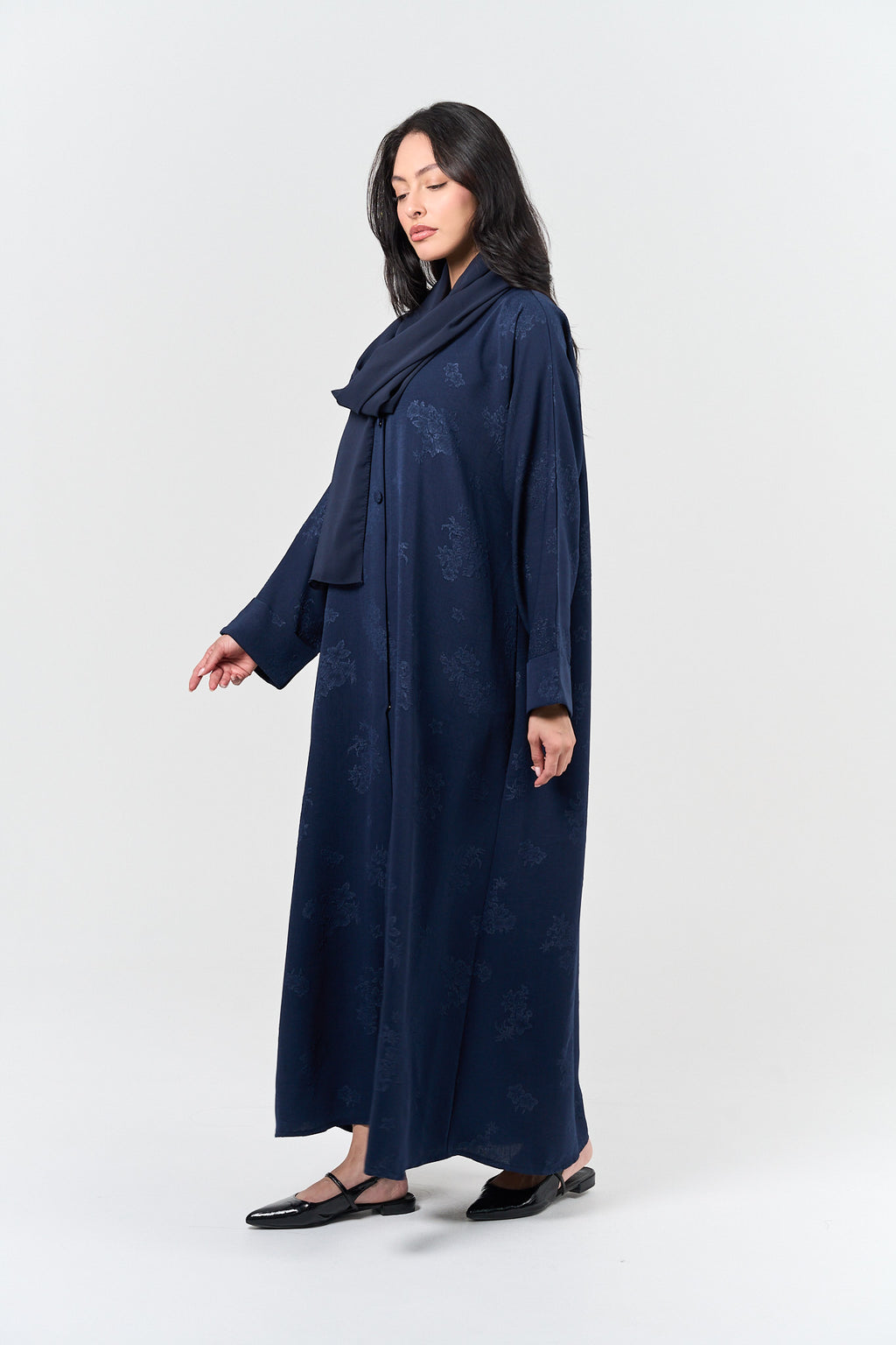 Lina Minimal Abayah - Blue