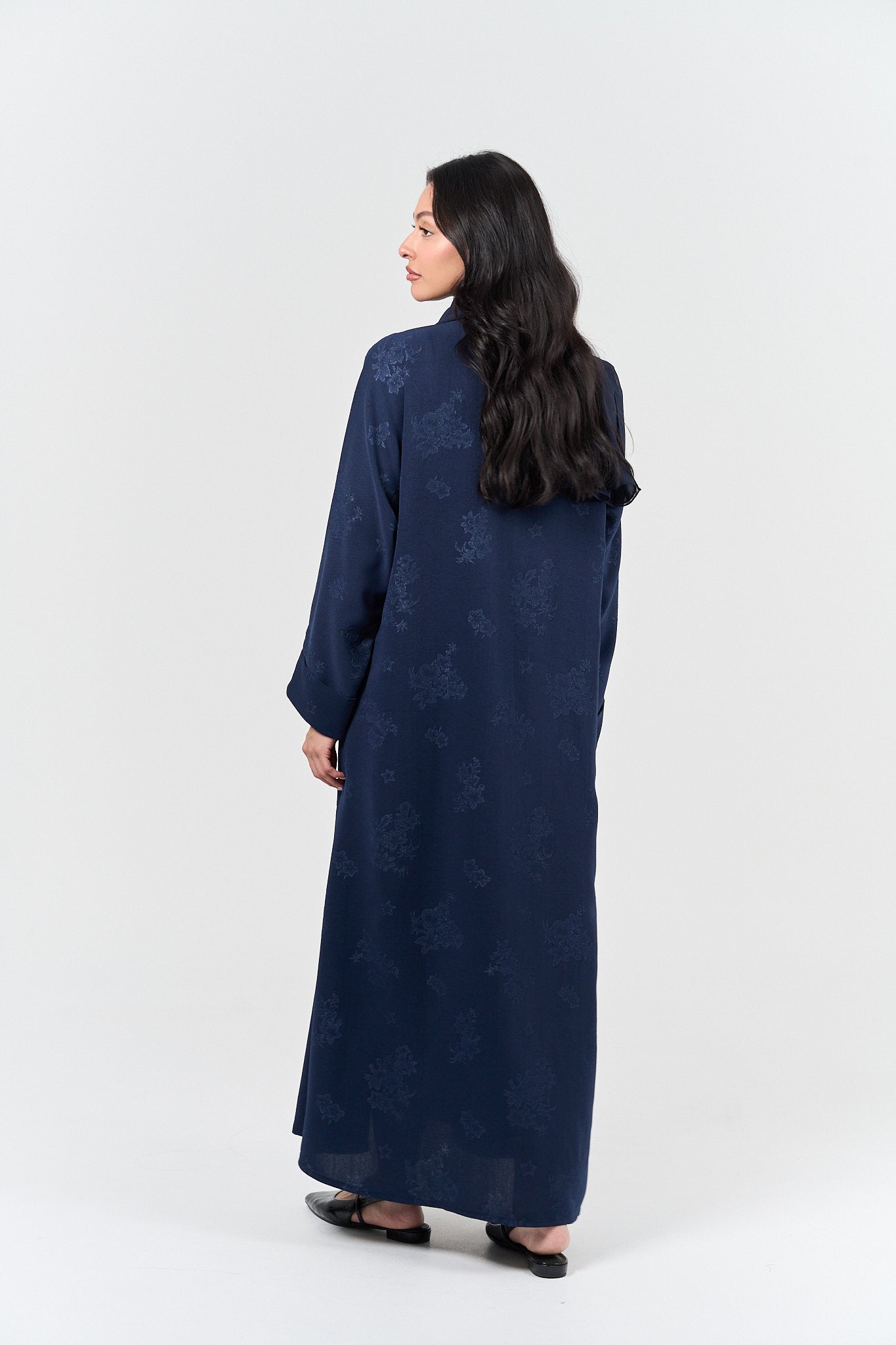 Lina Minimal Abayah - Blue