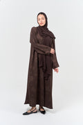 Lina Minimal Abayah - Brown