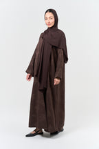 Lina Minimal Abayah - Brown