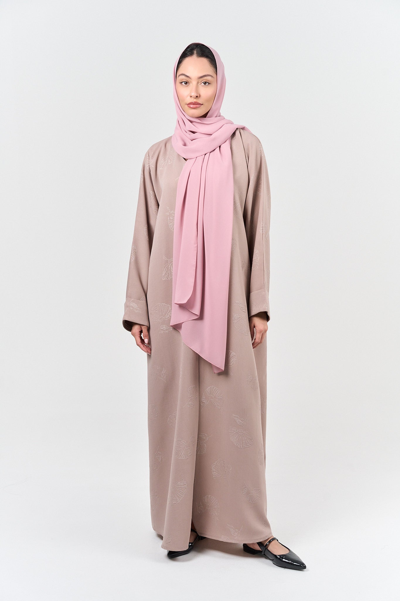 Lina Minimal Abayah - Pink