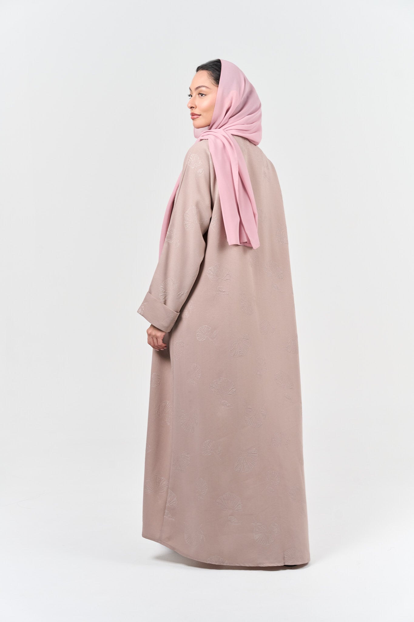 Lina Minimal Abayah - Pink